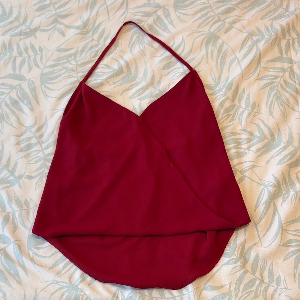 Madison & Berkeley Deep Red Camisole